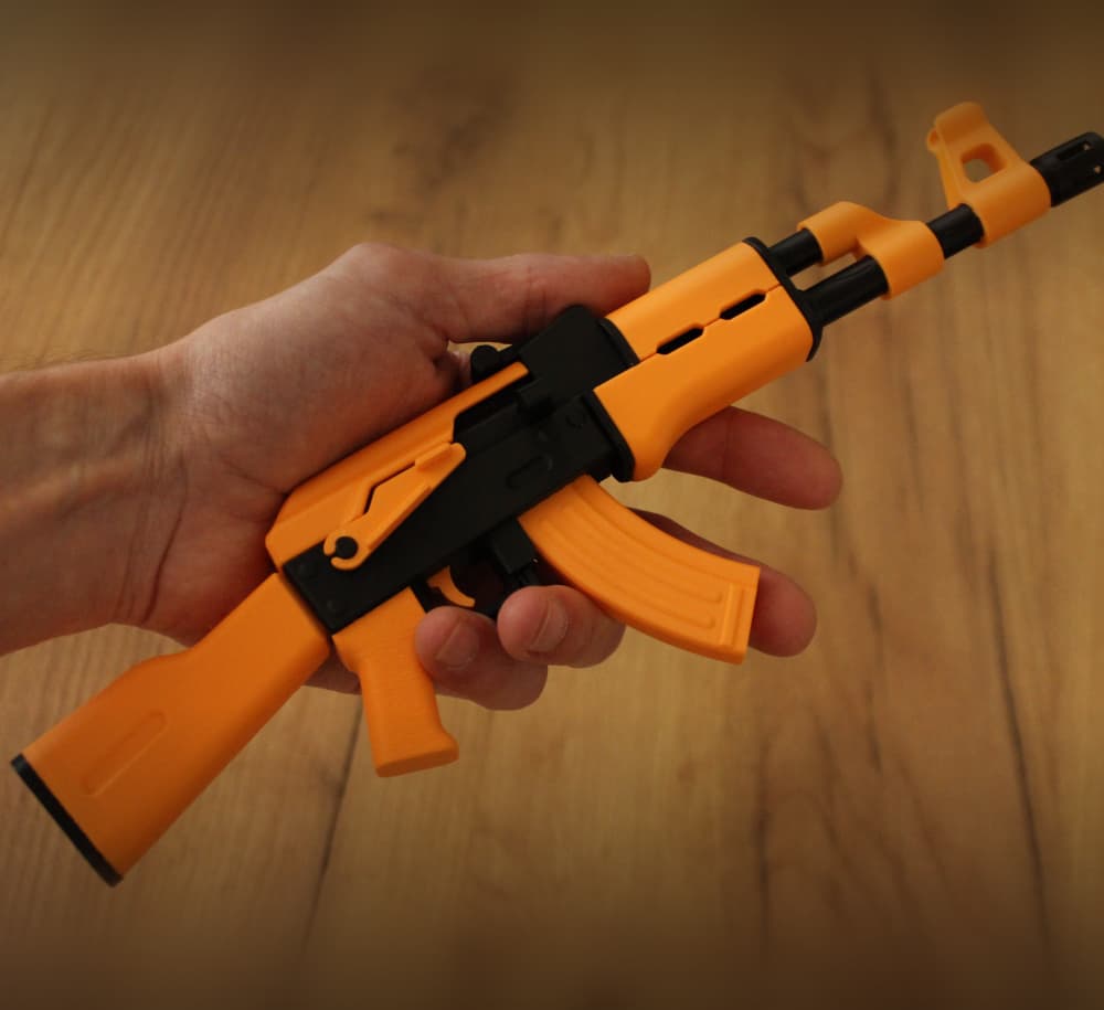 AK-47 Pocket Rifle – Bolt-Action Toy 3d model