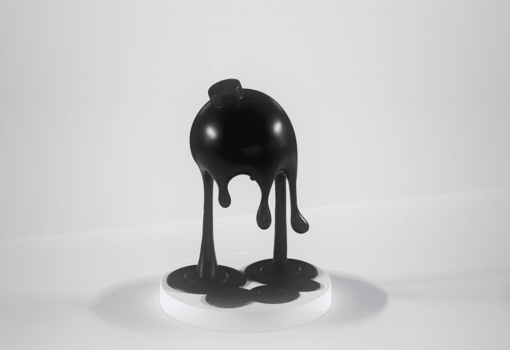 The "Melting Time" Bomb Candelabrum 3d model