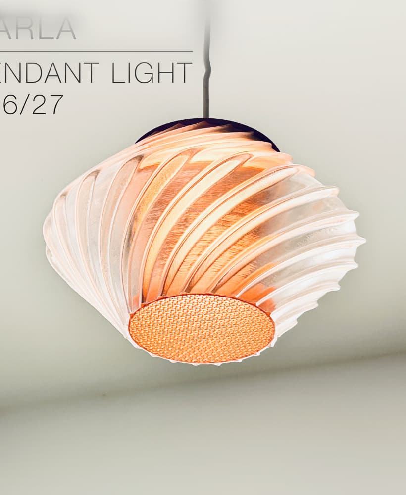 CARLA | Pendant Light E26/27 3d model