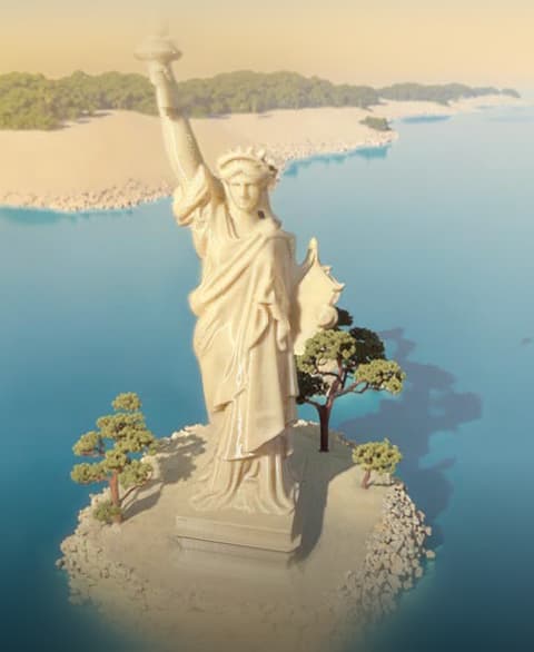 Statue of Liberty 3d model