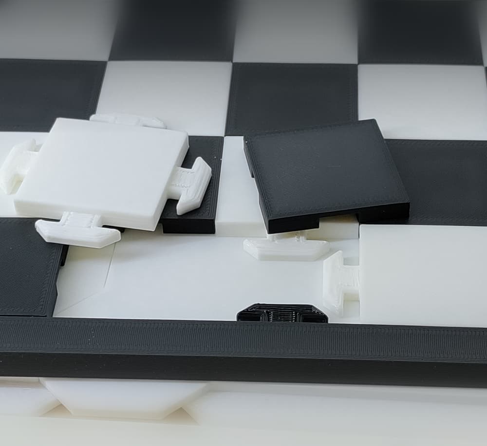 Modular chessboard 3d model