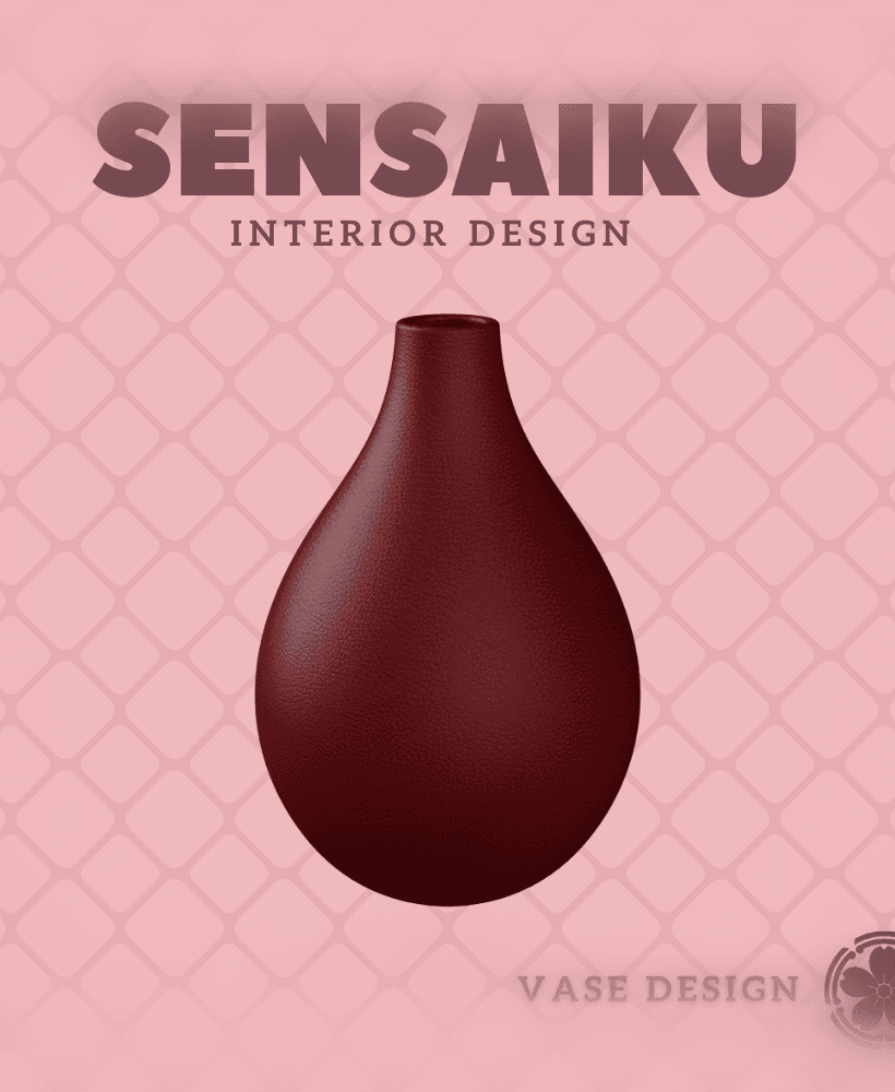 284. Cylinder 284 - Teardrop Vase Custom Vase Design - Ikebana Home Decoration 3d model