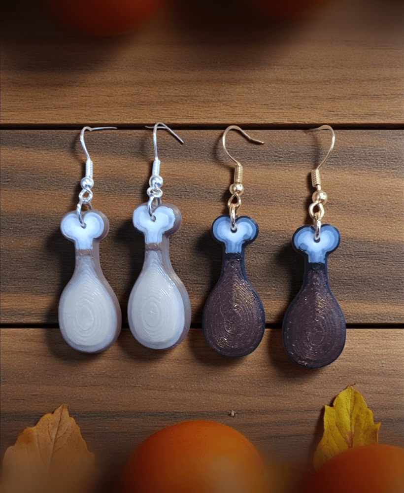 Gobble up the fun with these Turkey Leg designs! 3d model