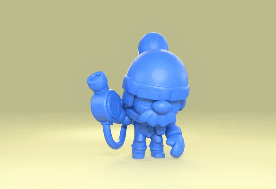 Gale (Original) - Brawl Stars 3d model