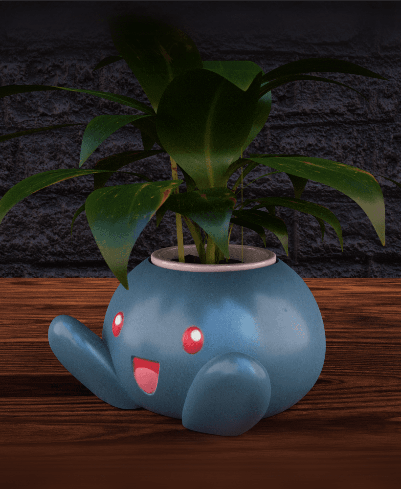 Oddish Planter - Pokemon - Garden 3d model