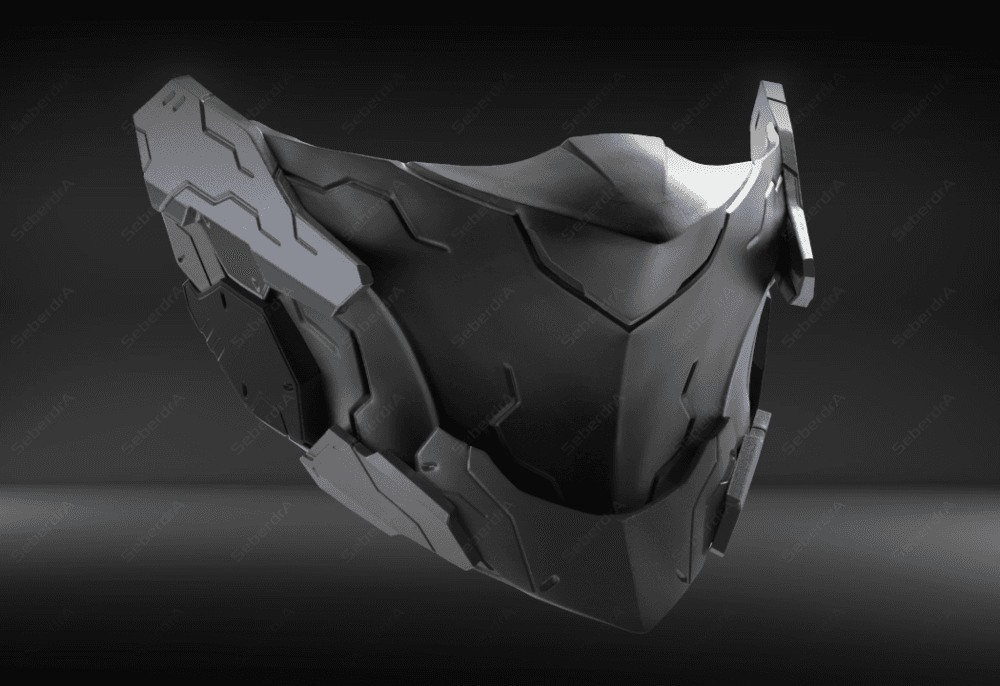 Cyborg Mask V2 3d model