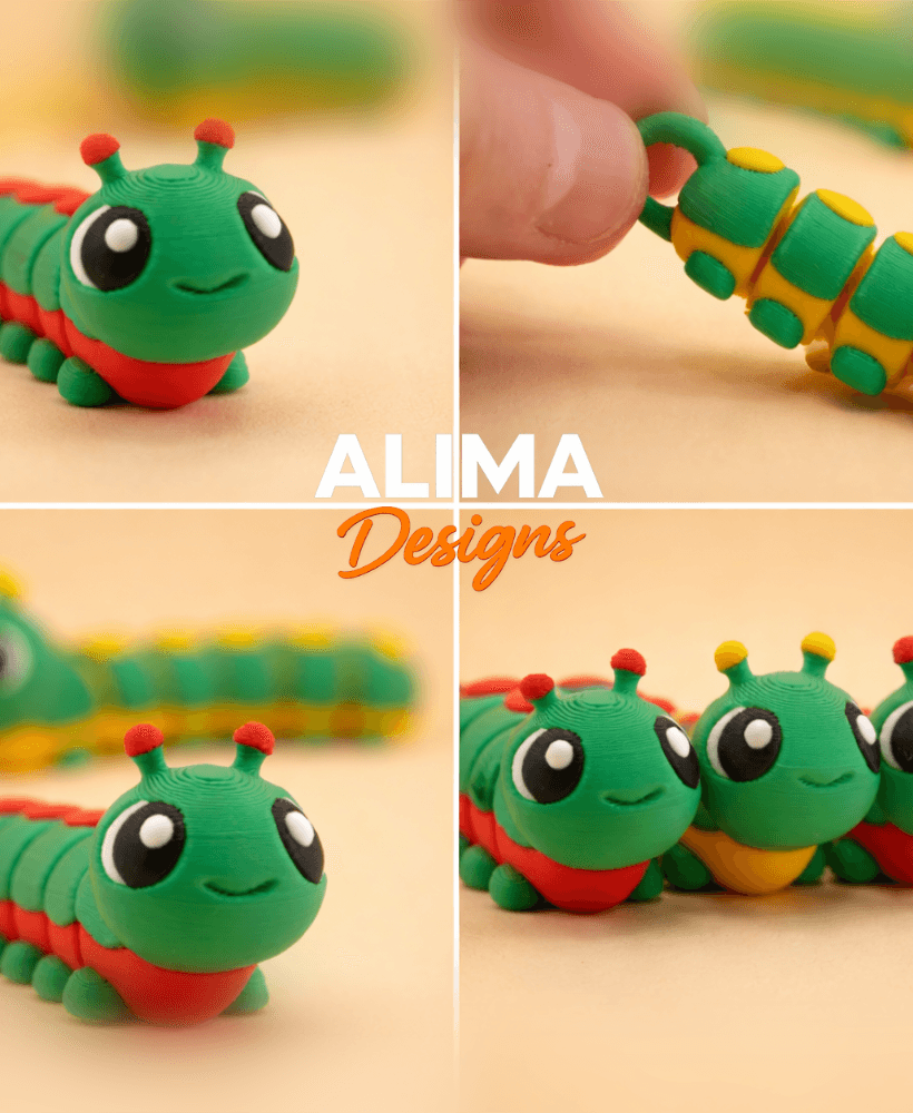 Tiny Caterpillar 3d model