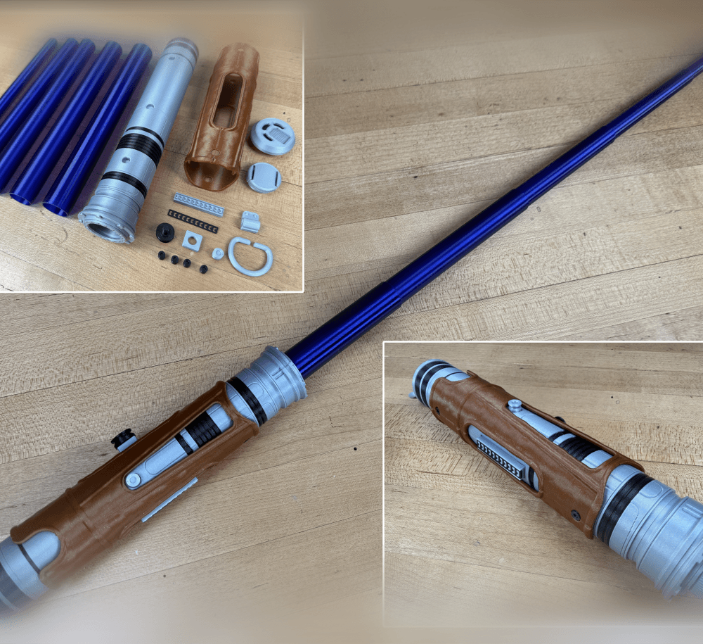 Devon Izara's Collapsing Lightsaber 3d model