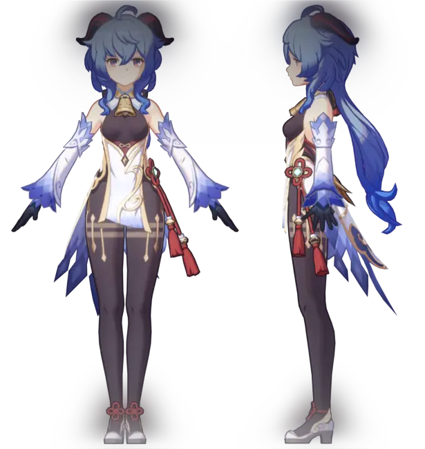 Genshin Impact Ganyu 3d model