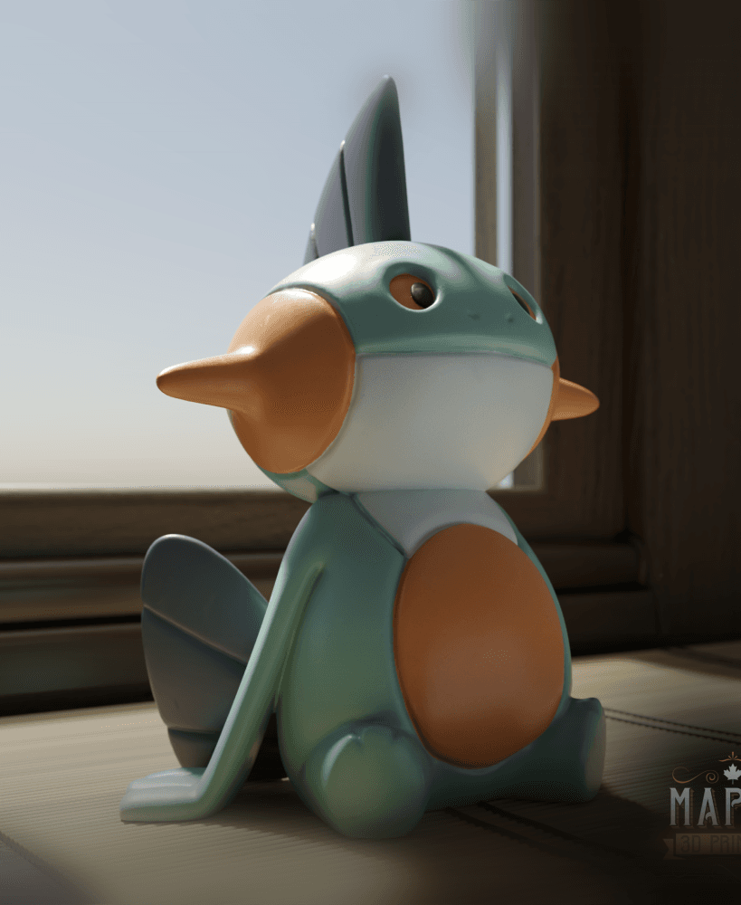 259. Marshtomp - Basic & Ornamental 3d model