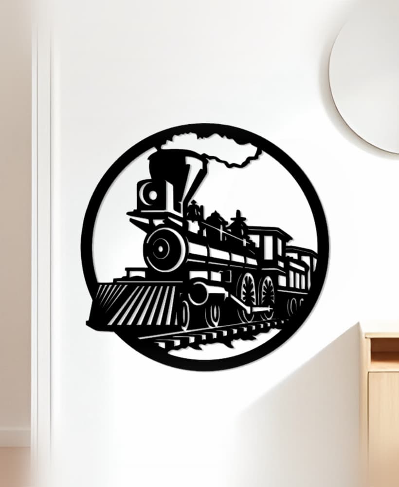 Train Wall Art, Wall Decor, Home Decor 3d model