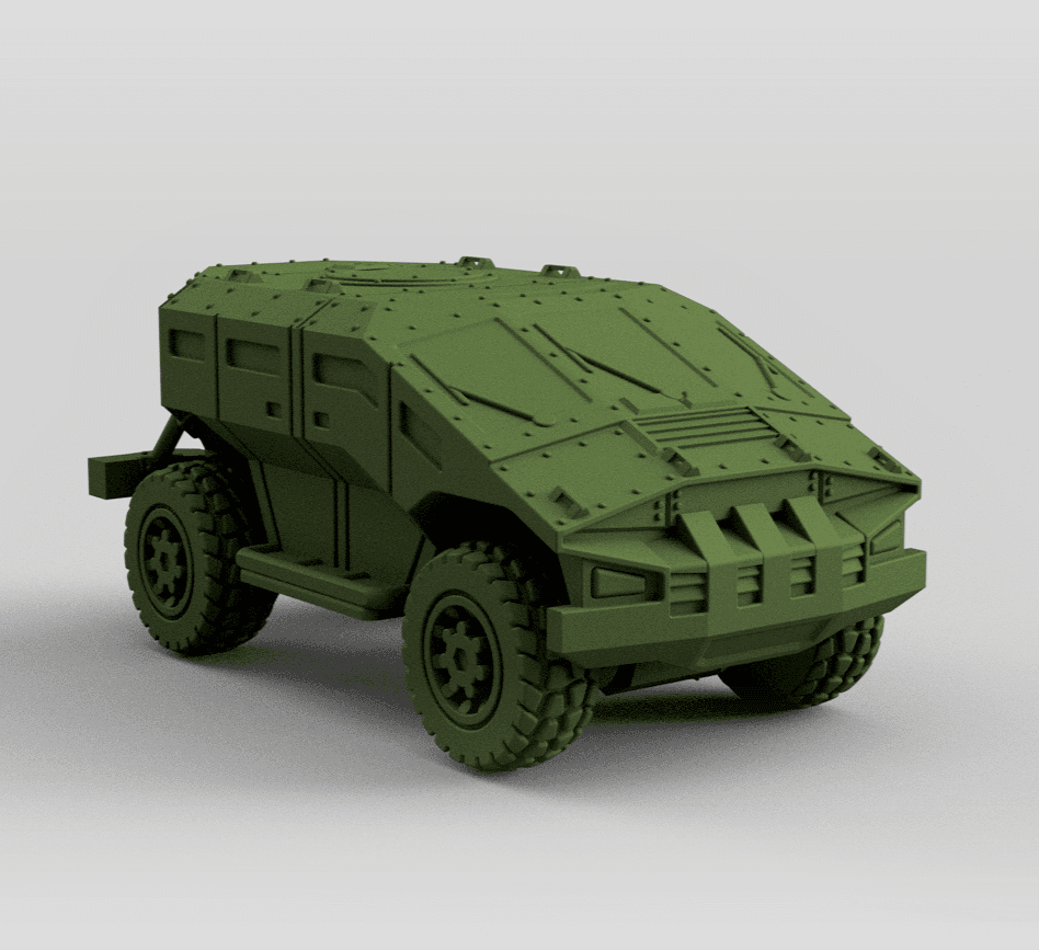 Zil Punisher - Print in place 3d model