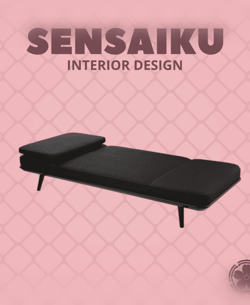 Miniature Replica 1:12 Space Copenhagen 01. Spine Daybed for Miniature Dollhouse - 3D Print Instant 3d model