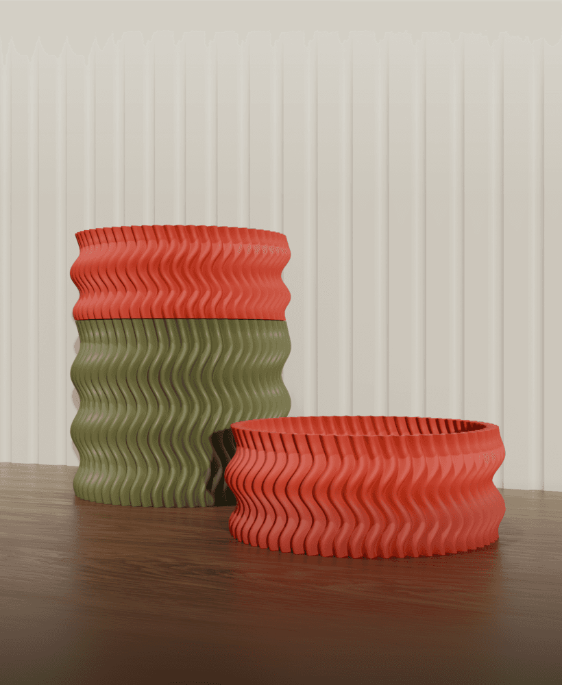 Ziggy modular stackable tray Z_1 3d model