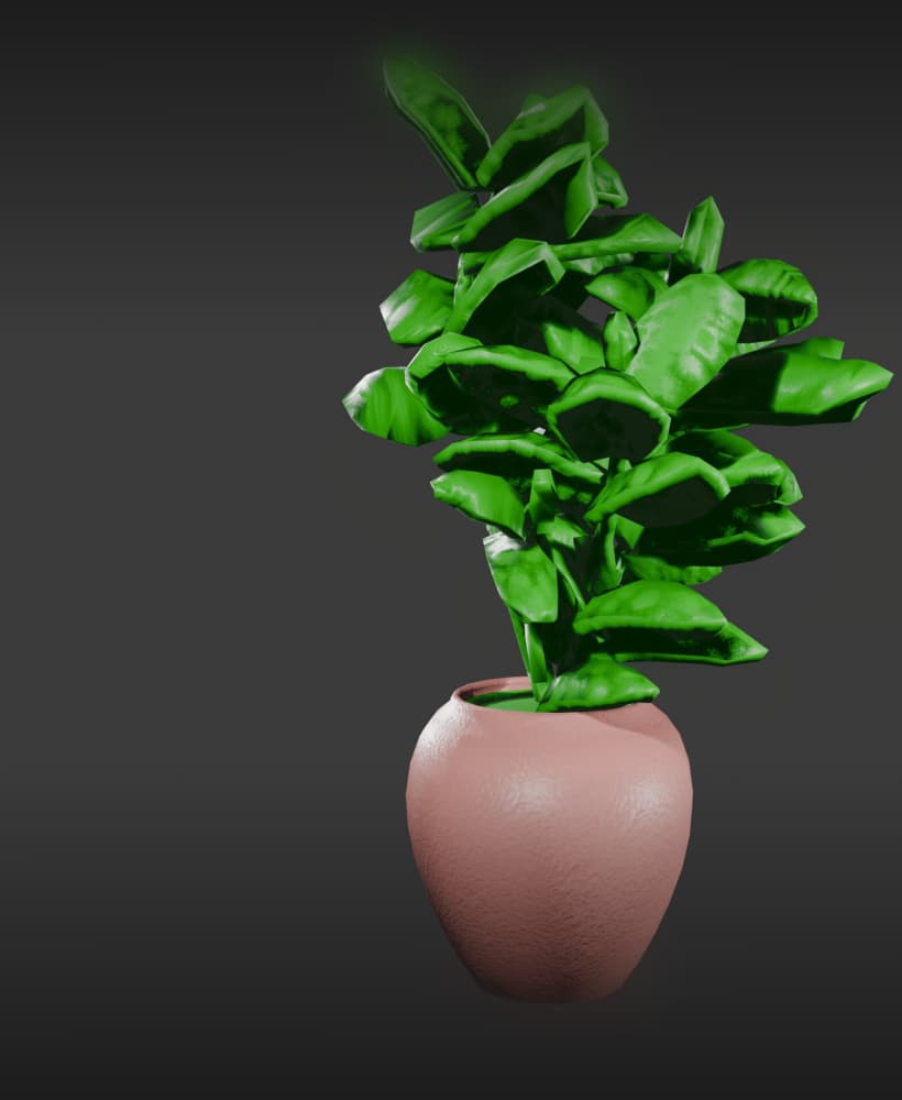 Potted Plant 3d model