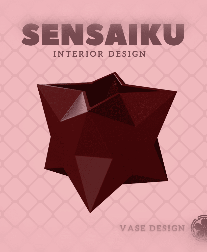 66. Cube 66 Custom Vase Design - Ikebana Home Decoration 3d model