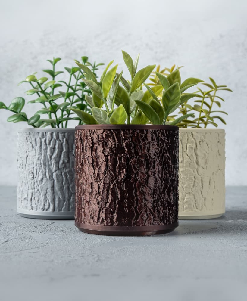 Tree Bark Planter 3d model