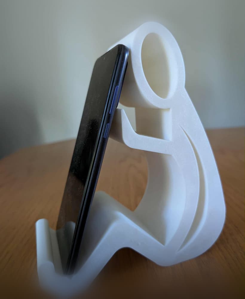 Sitting Guy Phone & Tablet Holder 3d model