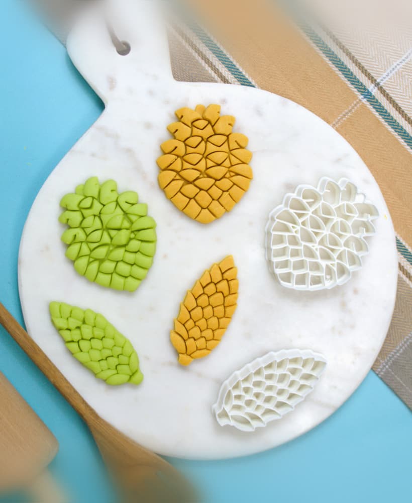 Pine Cone Cookie Cutter Set 3d model