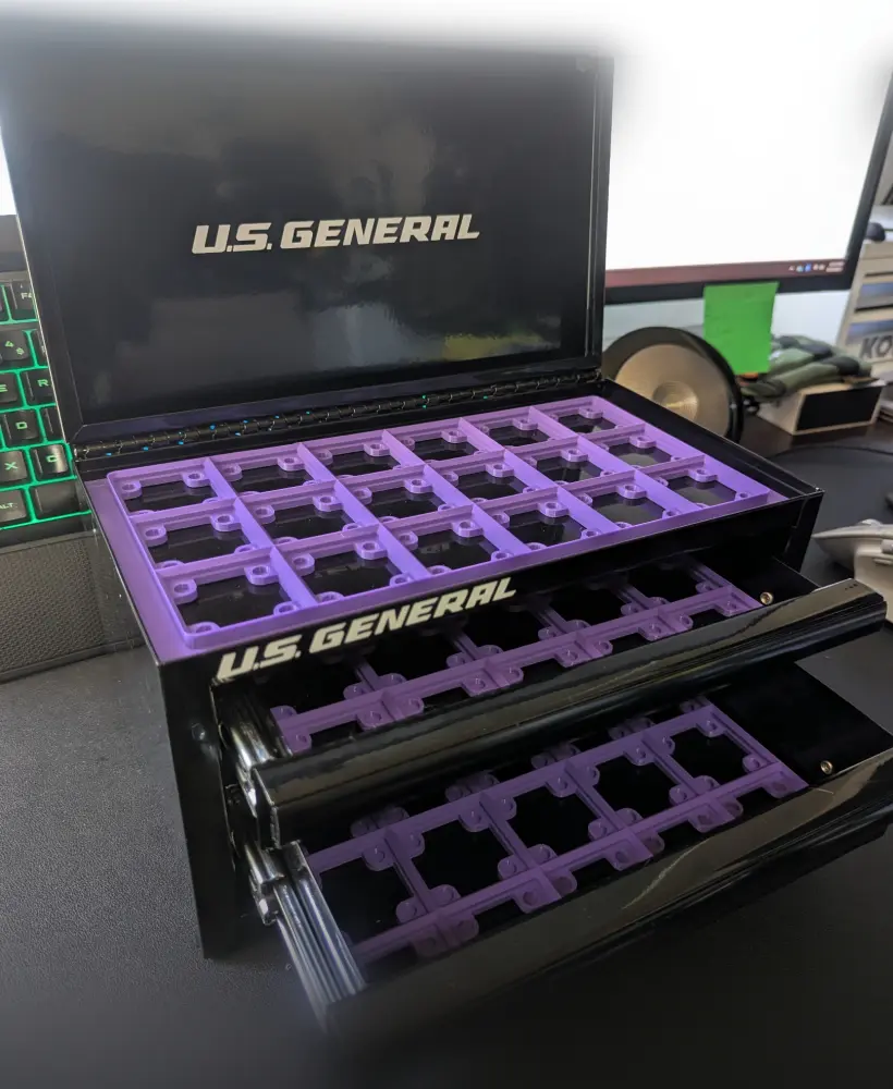 Gridfinity for USGeneral Mini Toolbox: A Harbor Freight Mini Toolbox 3d model