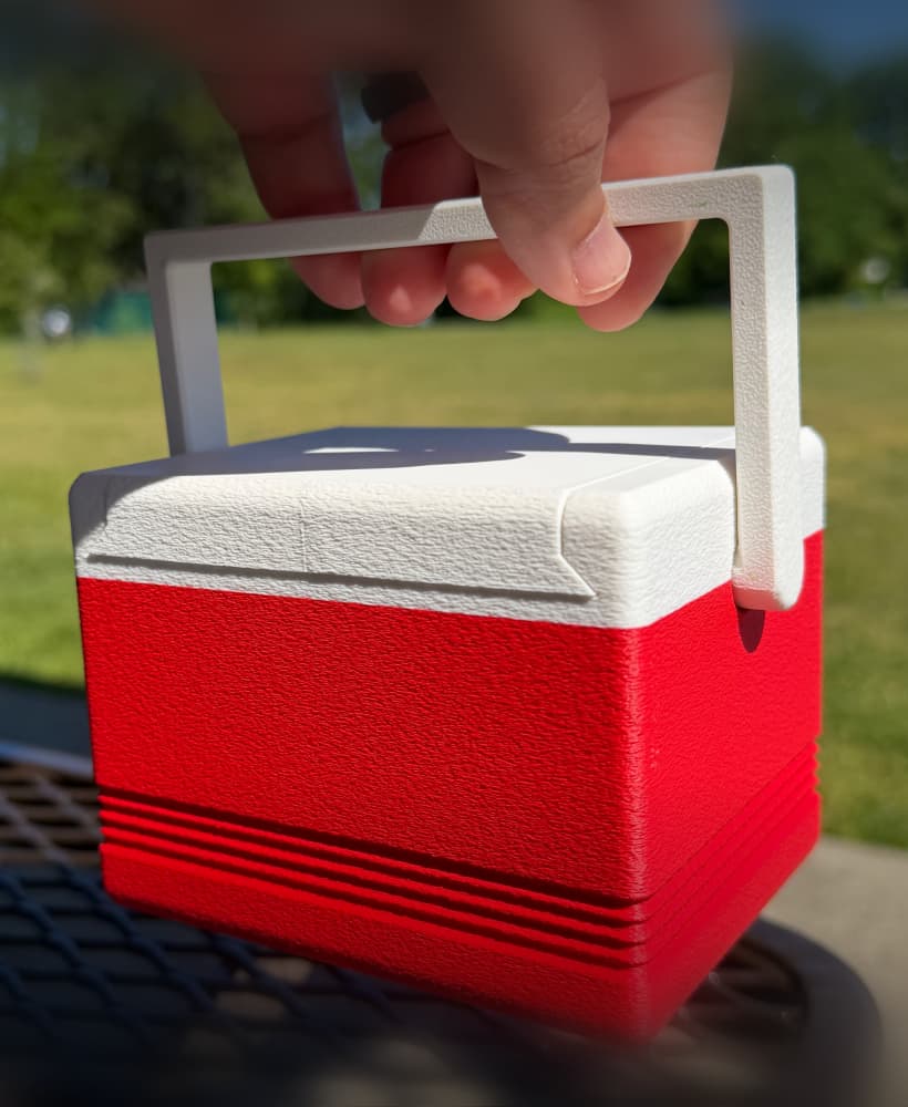 Lunch Cooler Deck Box 3d model