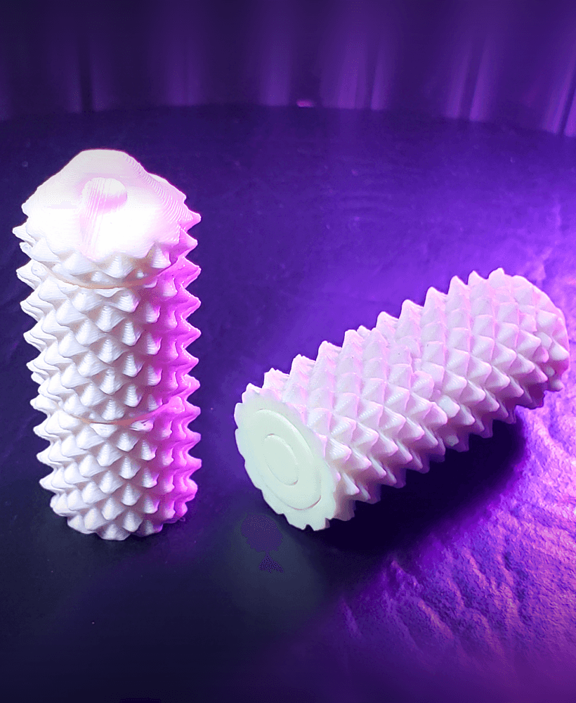 SpikeRoll Mini - Tactile Spinning Layered Fidget Toy 3d model