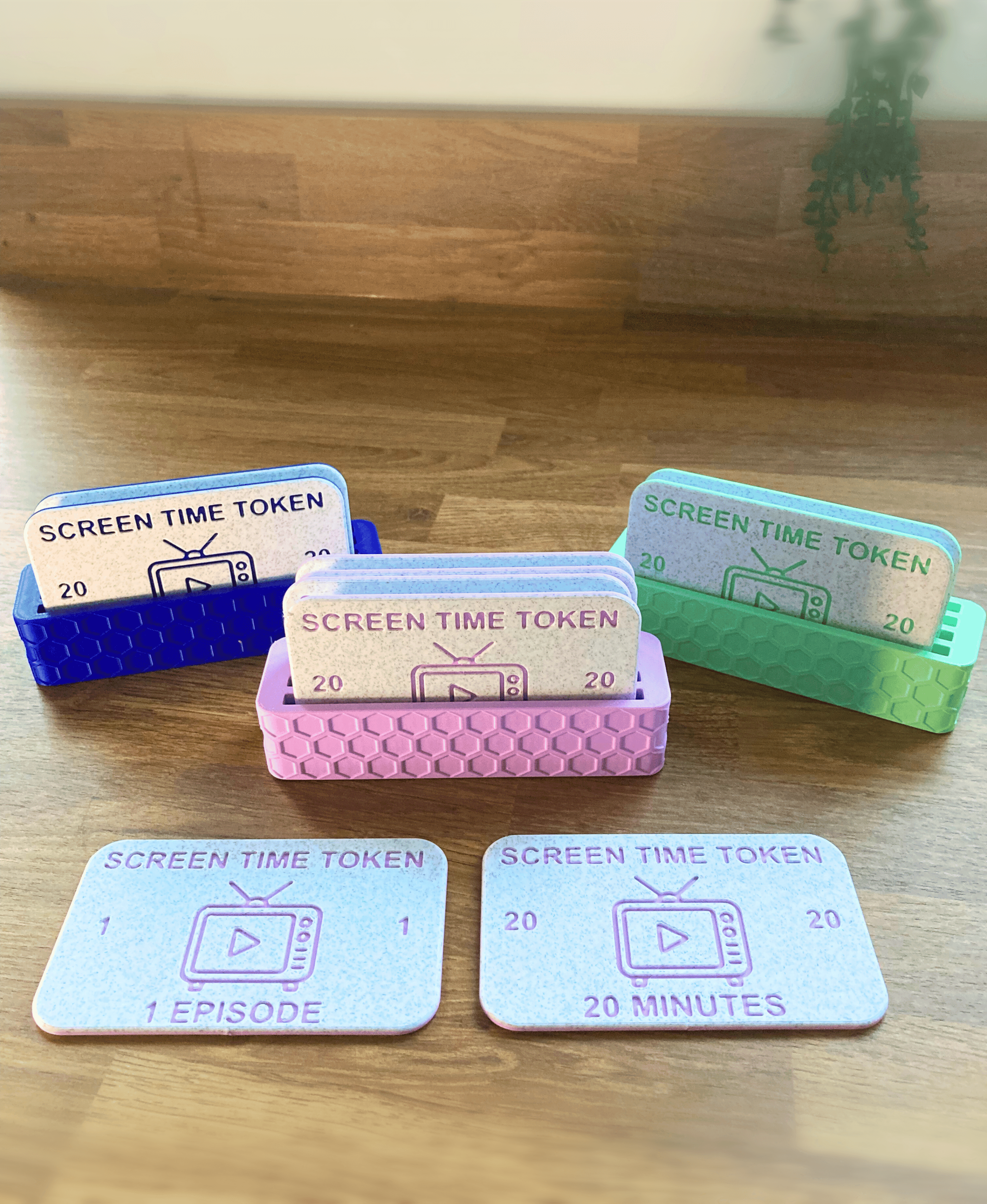 Kids Screen Time Tokens | TV Time | Chores For Screen Time 3d model