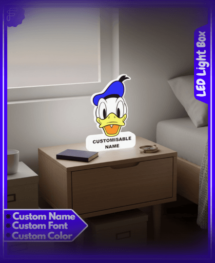 Donald Duck - LED Lightbox 3d model