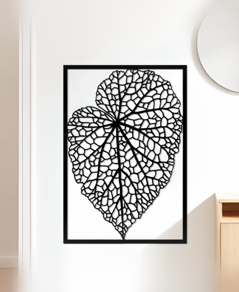 Leaf Wall Art, Wall Decor, Home Decor 3d model