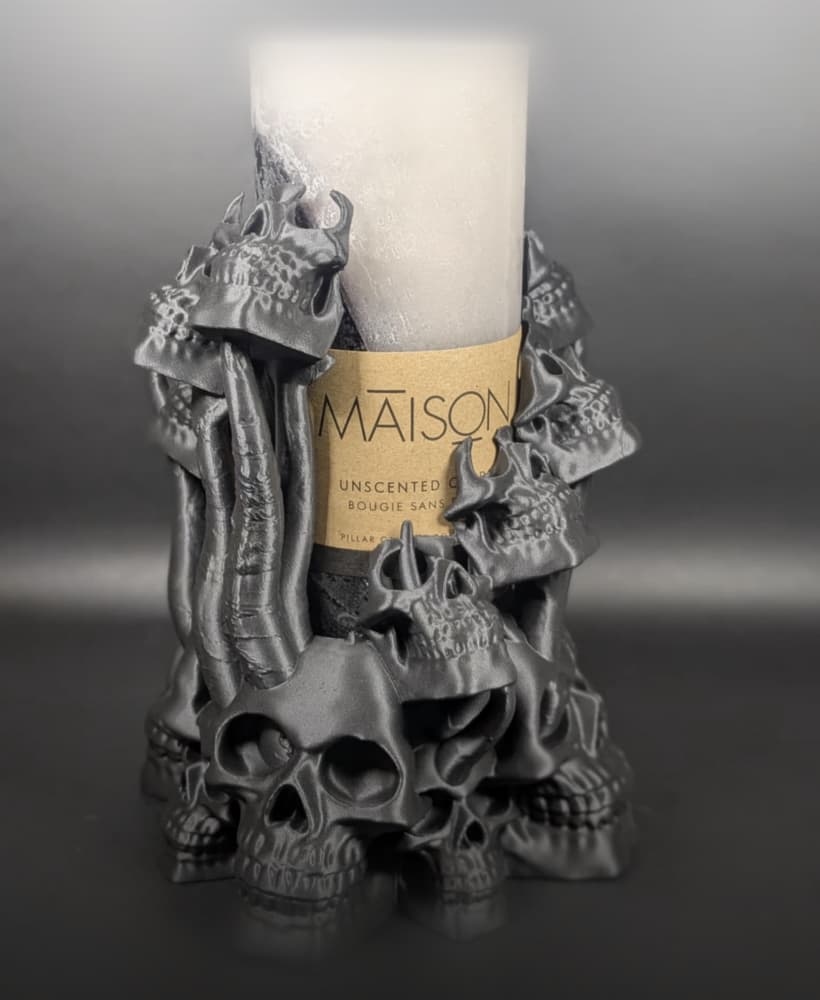 The Eternal Skull Candle Holder 3d model