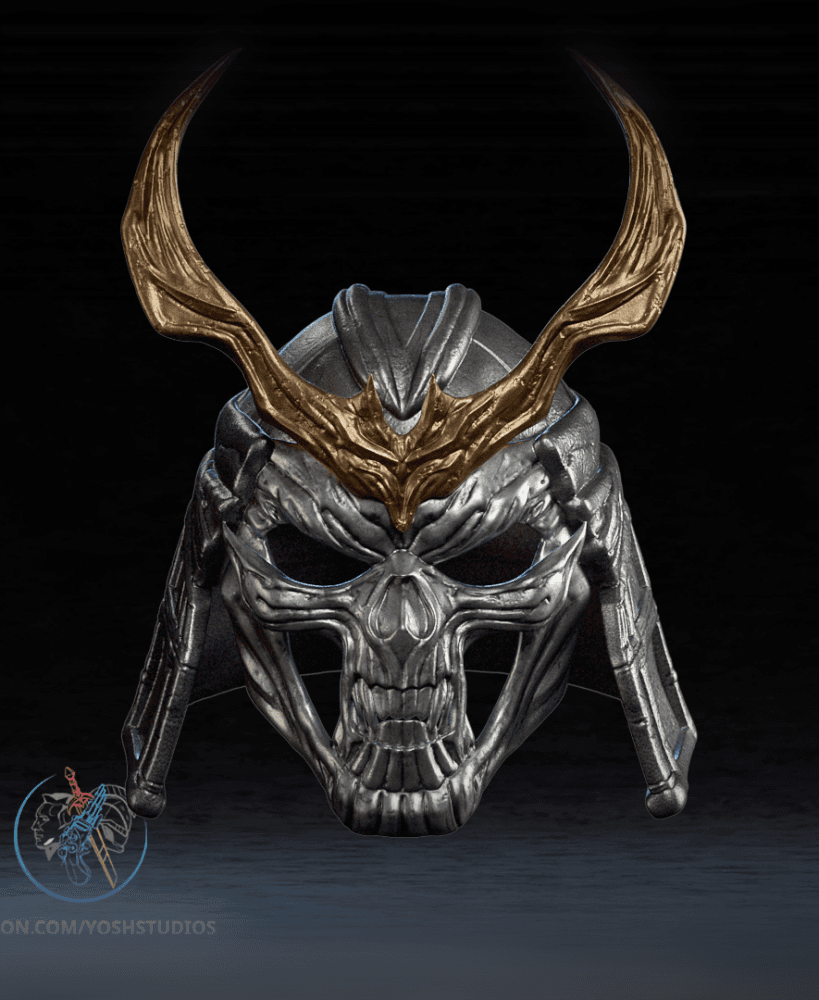 Shao Kahn MK2 Helmet 3MF File STL 3d model