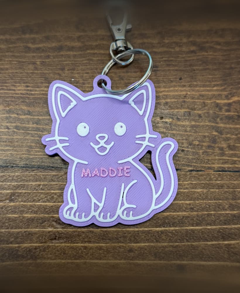 Kitty KeyChain 3d model