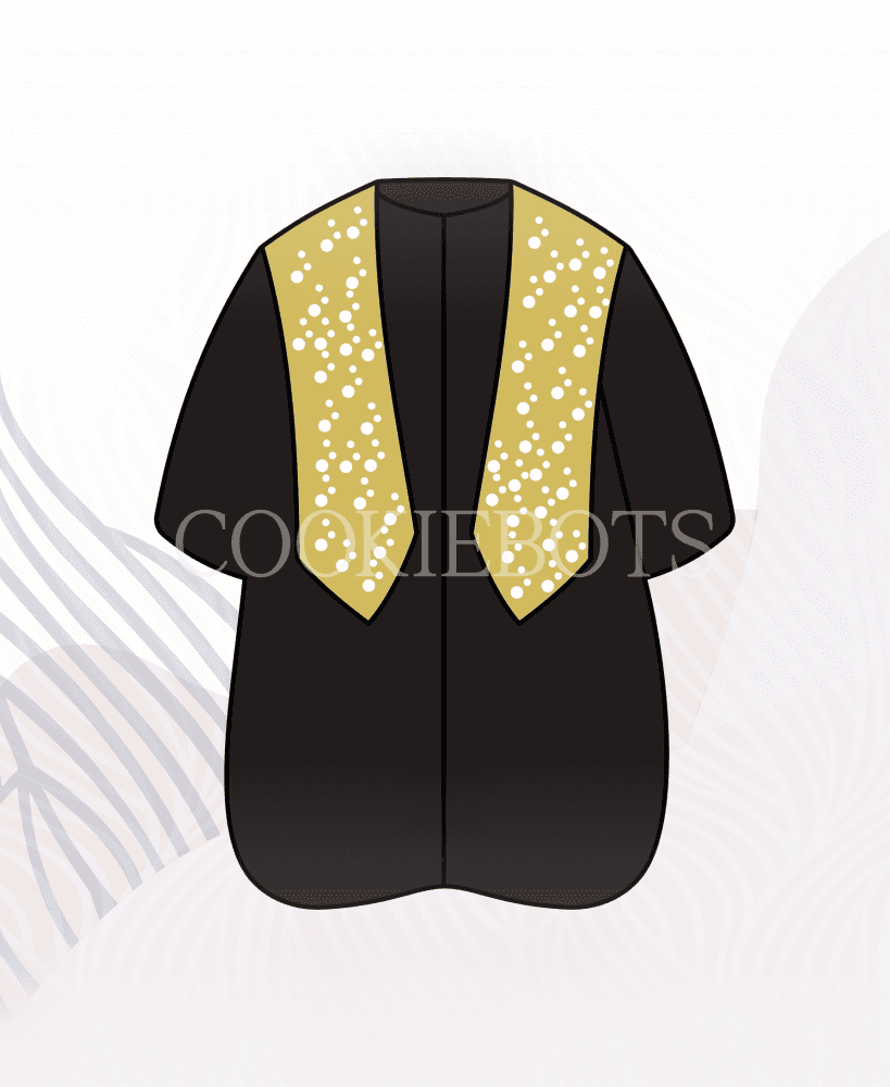 Toga Graduación cortador STL 3d model