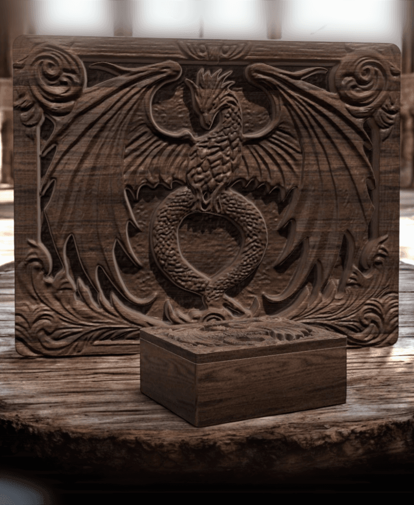 Dragon Wing Box 3d model
