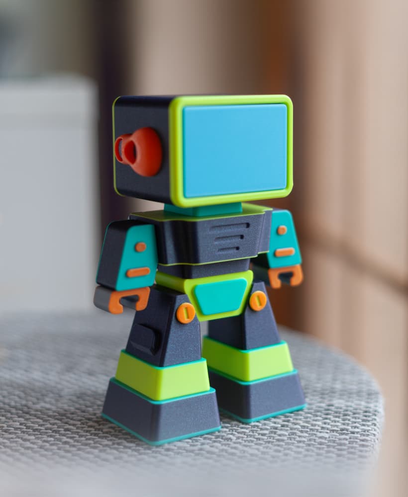 Ready to Assemble Toy Robot 3d model