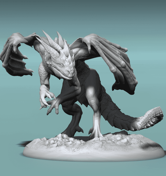 Iron Dragon 3d model