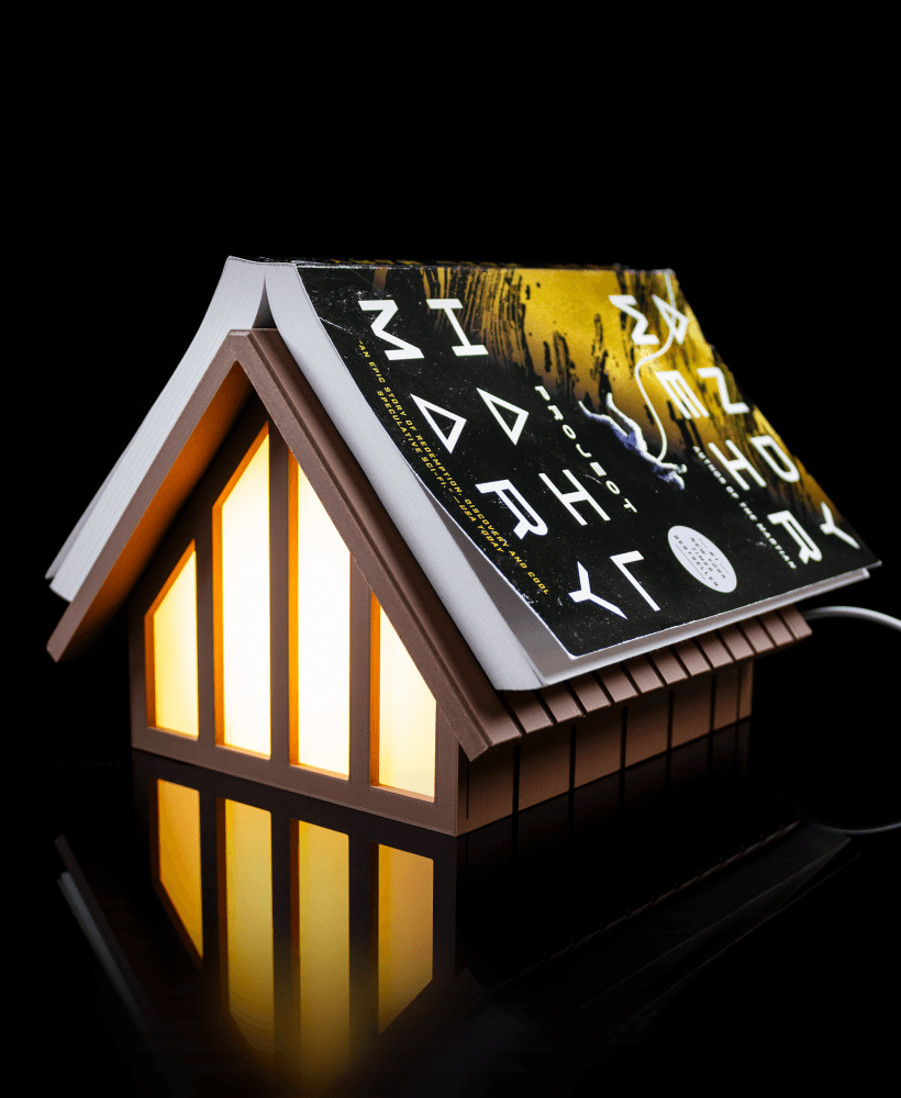 Cabin Book Rest Lamp 3d model