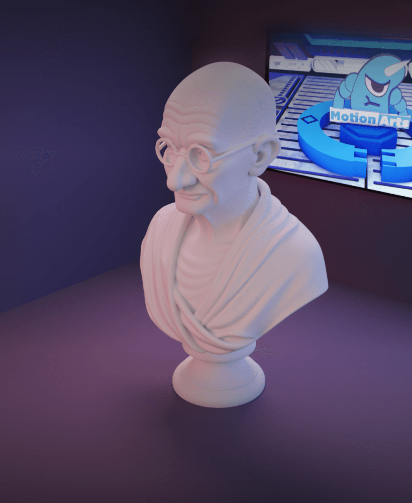 Gandhi.stl 3d model