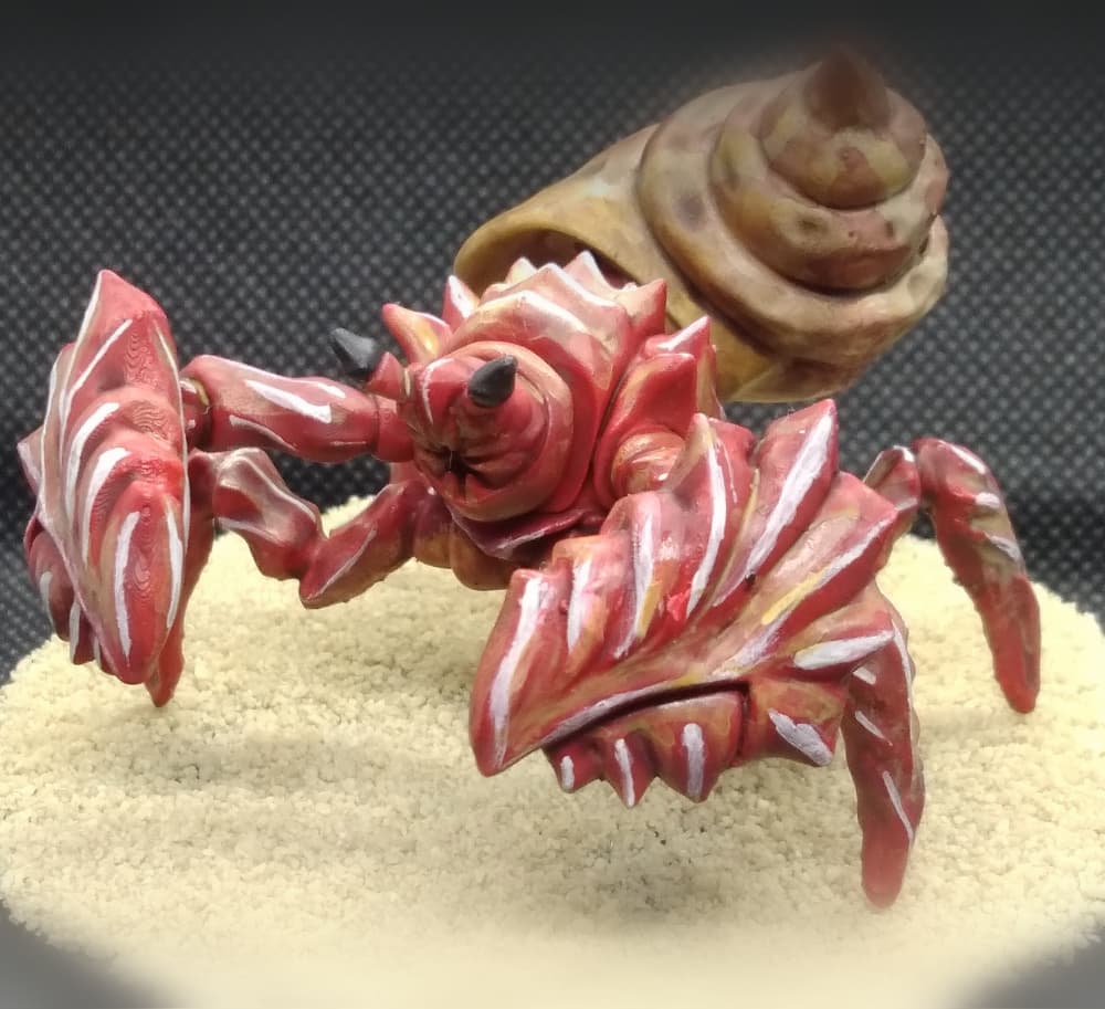 Giant Hermit Crab Miniature 3d model