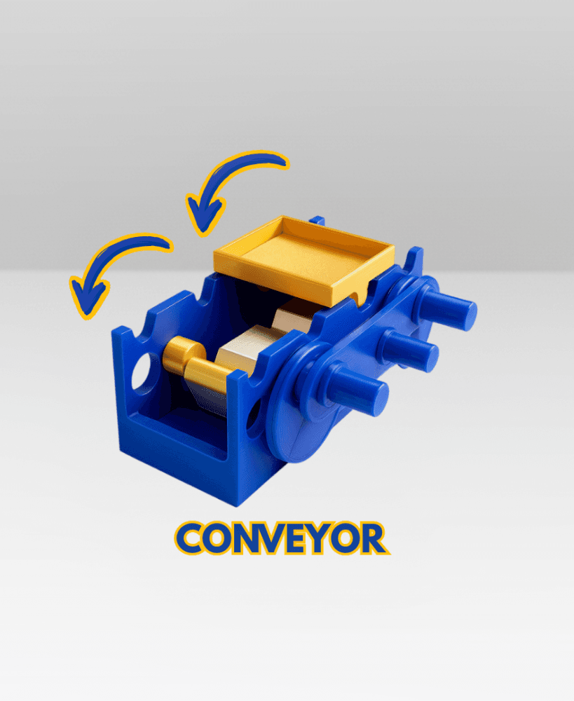 MECHANICAL CONVEYOR 3d model