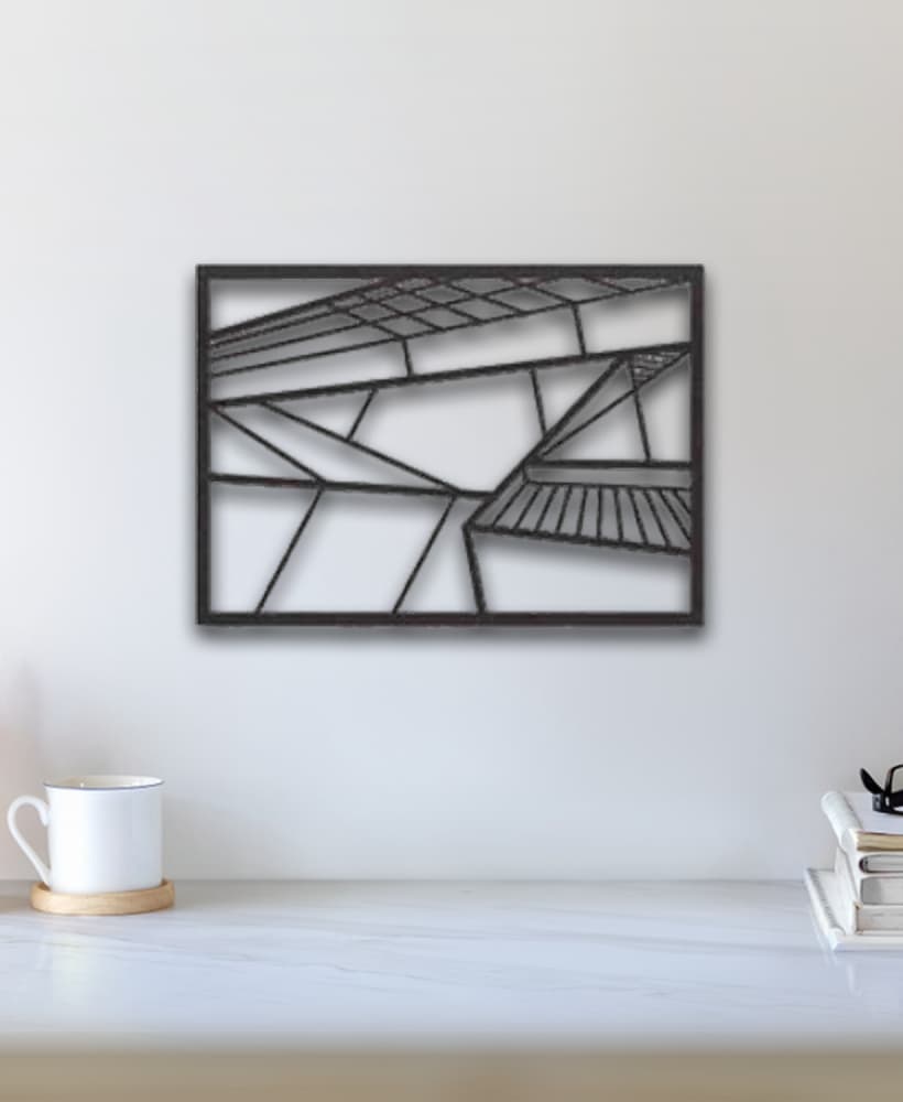 Abstract Wall Art 3d model