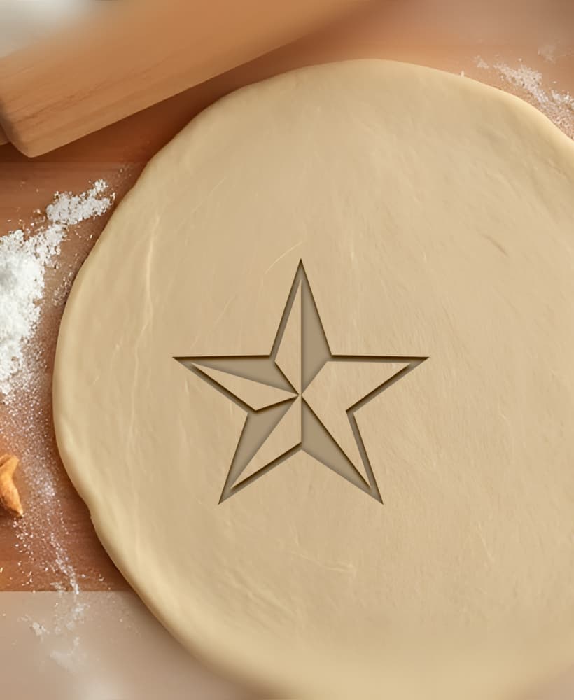 Star Cookie Cutter, Biscuit Cutter 3d model