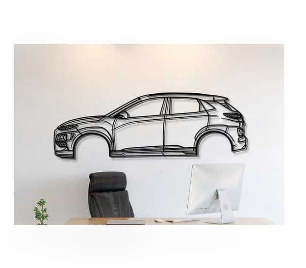 Hyundai - Kona 2018 Wall Art 3d model