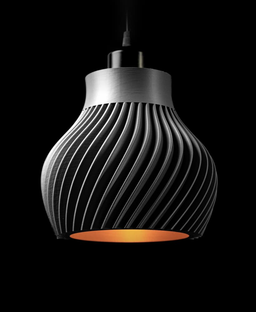Ridged Pendant Lamp by MODERN MACHINE 3d model