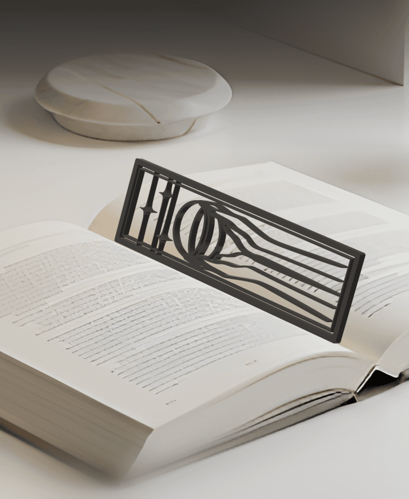 Universe Bookmark, Gift Idea 3d model