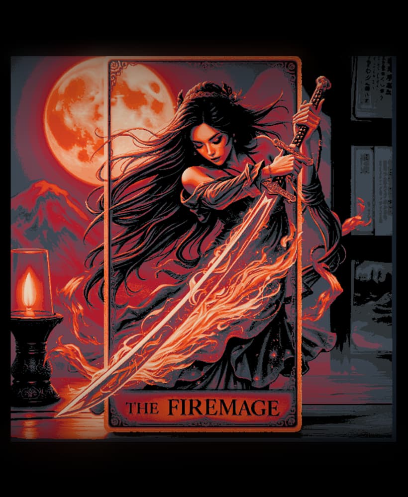 Flames of the Fire Mage - Part 2 of a 3 part series 3d model