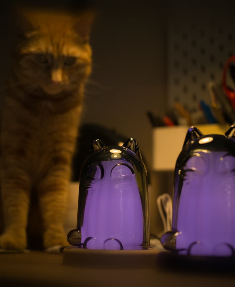 3DCatz Cat Lamp with Ikea Kustfyr Cat 3d model