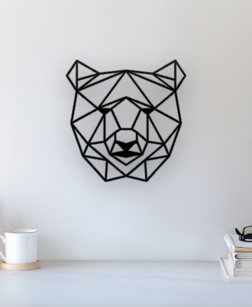 Bear Wall Art 3d model
