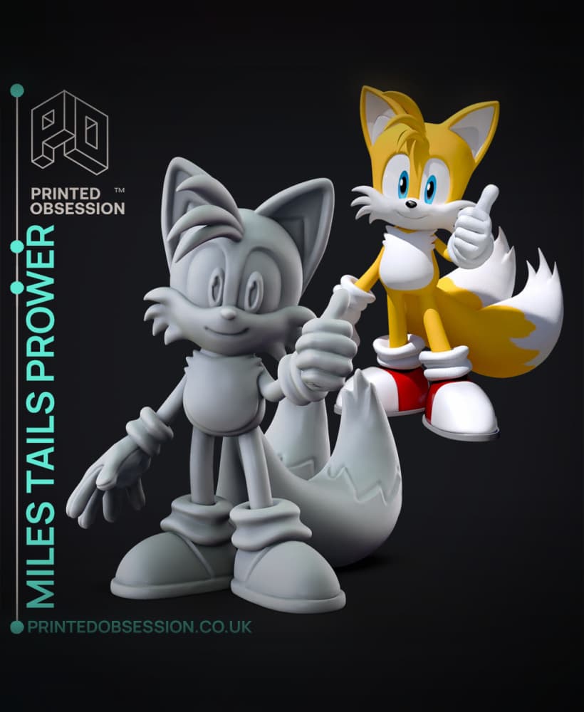 Tails - Sonic The Hedgehog - Fanart 3d model