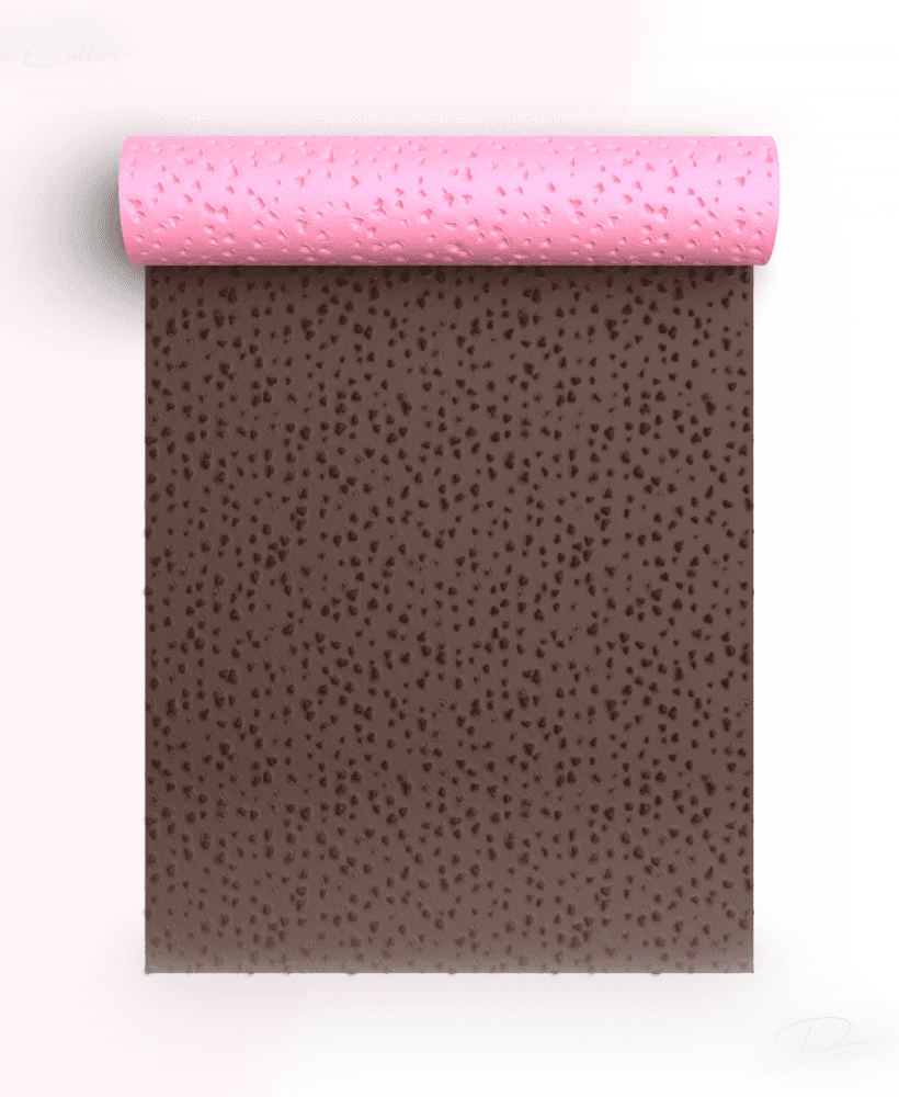 Chocolate Chips Texture Roller For Polymer Clay, Chocolate Clay Texture Rolling Pin, No: 1440 3d model